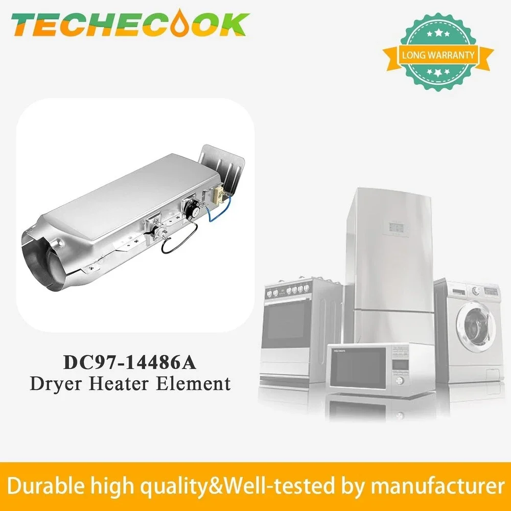2026 Upgraded DC97-14486A DC97-14486D Dryer Heating Element for Samsung